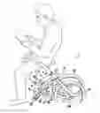 Fig. 01 - FOLDABLE BICYCLE HAVING A STABILIZATION SYSTEM
