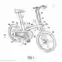 Fig. 02 - FOLDABLE BICYCLE HAVING A STABILIZATION SYSTEM