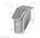 Fig. 01 - Stator element for an electrical machine