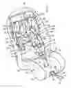 Fig. 01 - Child car seat with adjustable harness system