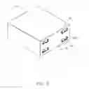 Fig. 03 - Server having retractable foot pad