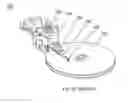 Fig. 02 - Suspension with supporting pieces, head gimbal assembly and disk drive unit with the same