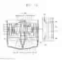 Fig. 10 - Compressor in which a shaft center of a suction pipe is disposed to not correspond to a shaft center of a refrigerant suction passage of a stationary shaft and an upper end of the stationary shaft protrudes higher than a bottom of an accumulator chamber