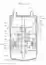 Fig. 13 - Compressor in which a shaft center of a suction pipe is disposed to not correspond to a shaft center of a refrigerant suction passage of a stationary shaft and an upper end of the stationary shaft protrudes higher than a bottom of an accumulator chamber