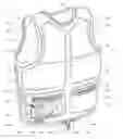 Fig. 01 - Flotation device with waterproof speakers and pocket
