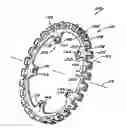 Fig. 01 - Bicycle power train cogs