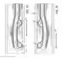 Fig. 10 - Rotational atherectomy device with fluid inflatable support elements and two torque transmitting coils