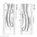 Fig. 12 - Rotational atherectomy device with fluid inflatable support elements and two torque transmitting coils
