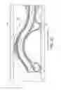 Fig. 18 - Rotational atherectomy device with fluid inflatable support elements and two torque transmitting coils