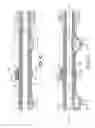 Fig. 24 - Rotational atherectomy device with fluid inflatable support elements and two torque transmitting coils