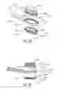 Fig. 32 - Oral care implement having flexibly supported cleaning elements extending in opposite directions