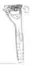 Fig. 01 - Wet razor and electric trimmer assembly