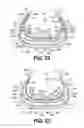 Fig. 18 - Footwear devices with an outer bladder and a foamed plastic internal structure separated by an internal flexibility sipe