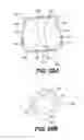 Fig. 24 - Footwear devices with an outer bladder and a foamed plastic internal structure separated by an internal flexibility sipe