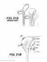 Fig. 28 - Footwear devices with an outer bladder and a foamed plastic internal structure separated by an internal flexibility sipe