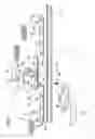 Fig. 07 - Awning window unit with an operating and closing slide unit for the movable frame of the window unit