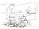 Fig. 05 - Auxiliary drive motor for hay conditioner on a windrower header