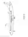 Fig. 06 - Ballistic resistant through insert with floating capability for stopping a ballistic projectile