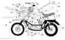 Fig. 01 - Mount for a motorcycle, a heavy weapon, or a motorcycle equipped with a heavy weapon