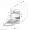 Fig. 02 - Dishwasher with a manifold assembly configured to attach a manifold to a dish rack and associated method