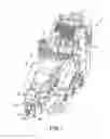 Fig. 02 - Stump grinder with laterally offset grinding arm operated by single joystick