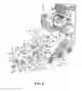 Fig. 04 - Stump grinder with laterally offset grinding arm operated by single joystick