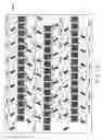 Fig. 16 - Flexible printed circuit board with component mounting section for mounting electronic component and flexible cables extending in different directions from the component mounting section, and method of manufacturing the same