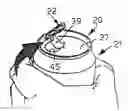 Fig. 01 - Lid for containers of substances and container of substances thus equipped