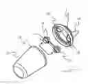 Fig. 01 - No-spill drinking cup apparatus