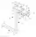 Fig. 01 - Vehicle receiver hitch supported lockable sporting equipment carrier