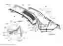 Fig. 01 - Cowl louver support structure for automobile