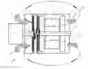 Fig. 01 - Air-cooled electrical machine with automatic clutch