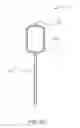 Fig. 13 - Arc tube device and stem structure for electrodeless plasma lamp