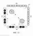 Fig. 12 - Optical elements with alternating reflective lens facets