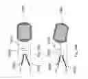 Fig. 17 - Alignment of stereo images pairs for viewing