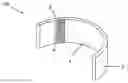 Fig. 01 - Bearing shell segment for internal combustion engines of vehicles