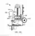 Fig. 15 - Card substrate rotator with lift mechanism