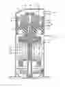 Fig. 01 - Scroll compressor having back pressure chamber that operatively contains a discharge pressure and an intermediate pressure during different periods of time within a single compression cycle