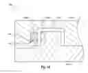 Fig. 14 - Injection mold assembly including an injection mold cavity at least partially defined by a polycrystalline diamond material