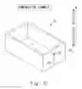 Fig. 11 - Injection mold forming an article having a pin mounting hole