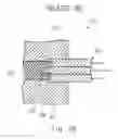 Fig. 29 - Injection mold forming an article having a pin mounting hole