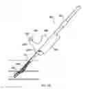 Fig. 11 - Suturing device for sealing a puncture in an anatomical structure