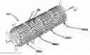 Fig. 01 - Stent segments axially connected by thin film