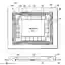 Fig. 01 - Area efficient arrangement of interface devices within an integrated circuit
