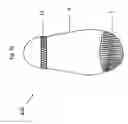 Fig. 18 - Socks having areas of varying stretchability and methods of manufacturing same
