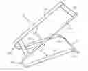 Fig. 01 - Frame supported by laminae of lessened flexibility suitable for use in cradles for small children