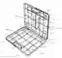 Fig. 01 - Portable utility shelf