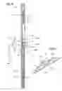 Fig. 10 - Casement window unit with an operating and closing slide unit for the movable frame of the window unit