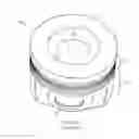 Fig. 02 - Piston with bi-metallic dome