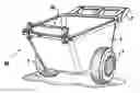 Fig. 01 - Quick-disconnect handle for lifting and dumping of wheelbarrow cart